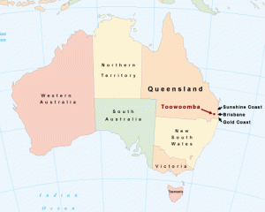 toowoomba map